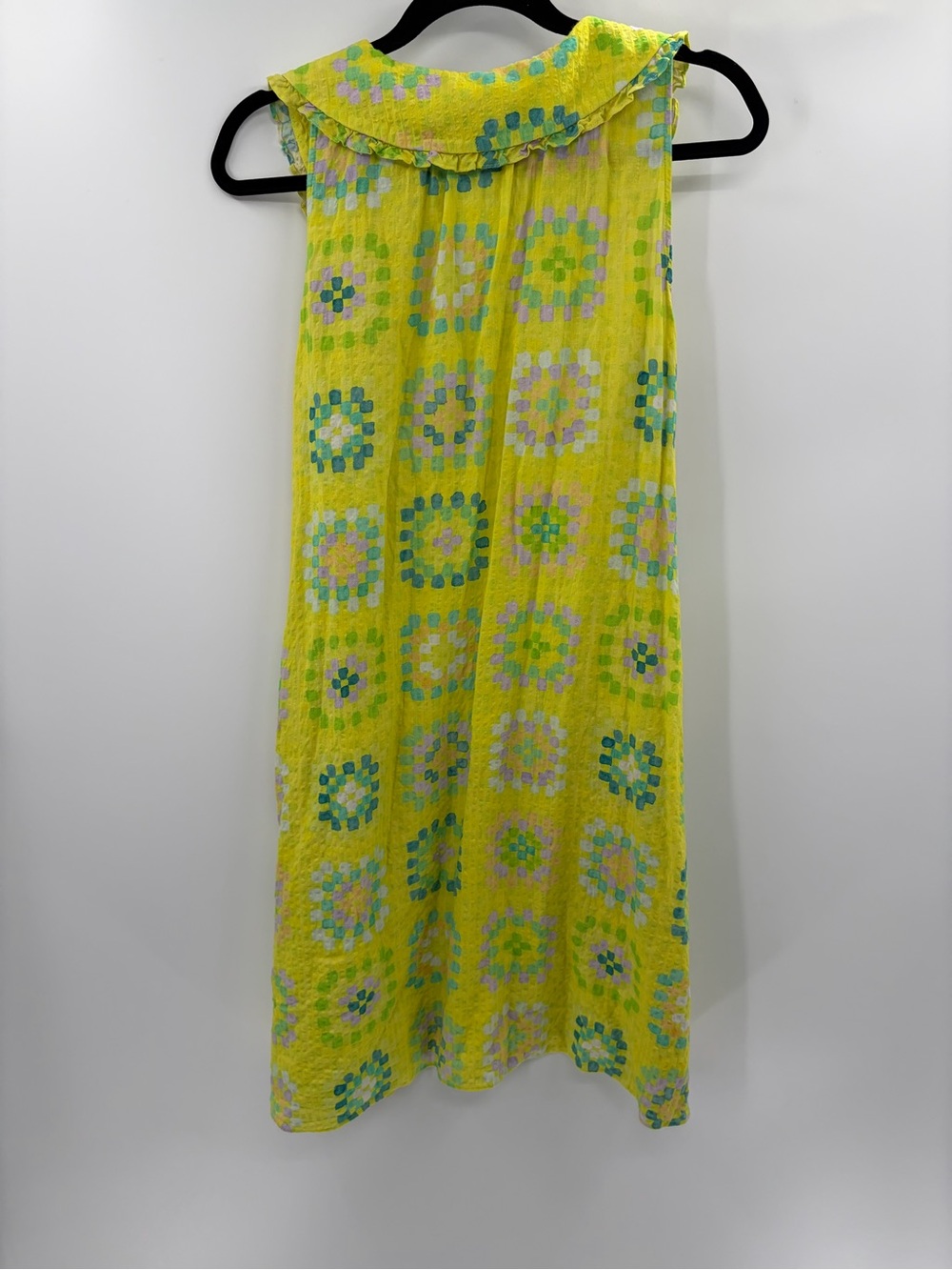 Rachel Antonoff bohemian Tanya trapeze sleeveless ruffle collar dress size xl - Picture 10 of 15
